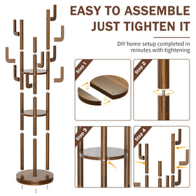 Yoobure modern wood finish complements various decor styles