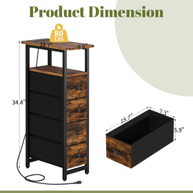 Yoobure anti-tip design and steel frame supporting up to 100 lbs