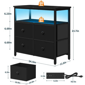 Yoobure night stand LED strip for mood lighting with app control.