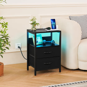 Yoobure nightstand includes warranty and responsive support.