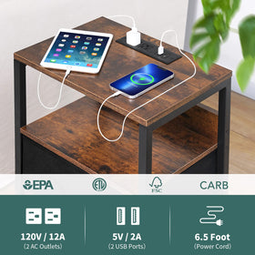 Yoobure nightstand fabric drawers organize keys and remotes neatly