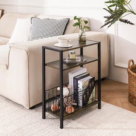 Yoobure small end table compact dimensions fit tight corners in small rooms.