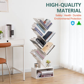Yoobure Tree Bookshelf anti-tip strap, enhances stability in homes with kids.