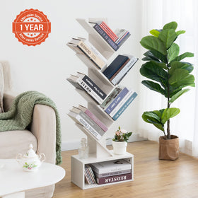 Yoobure Tree Bookshelf waterproof surface, quick wipe maintenance for busy spaces.