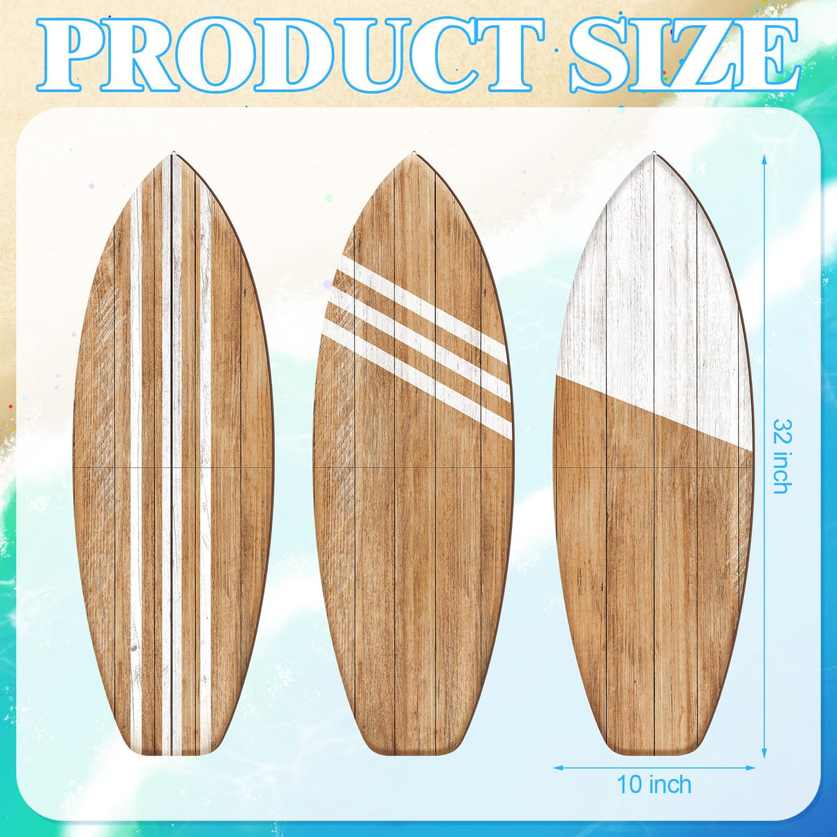 Yookeer beach room decor enhances surfer bedroom styling with warm wood tones
