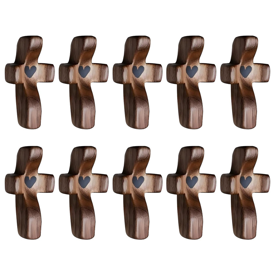 Yookin Cross My Heart wooden cross pack, ideal for thoughtful gifting and daily inspiration