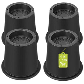 Yookwutar bed riser 4 inch provides stable lift under beds