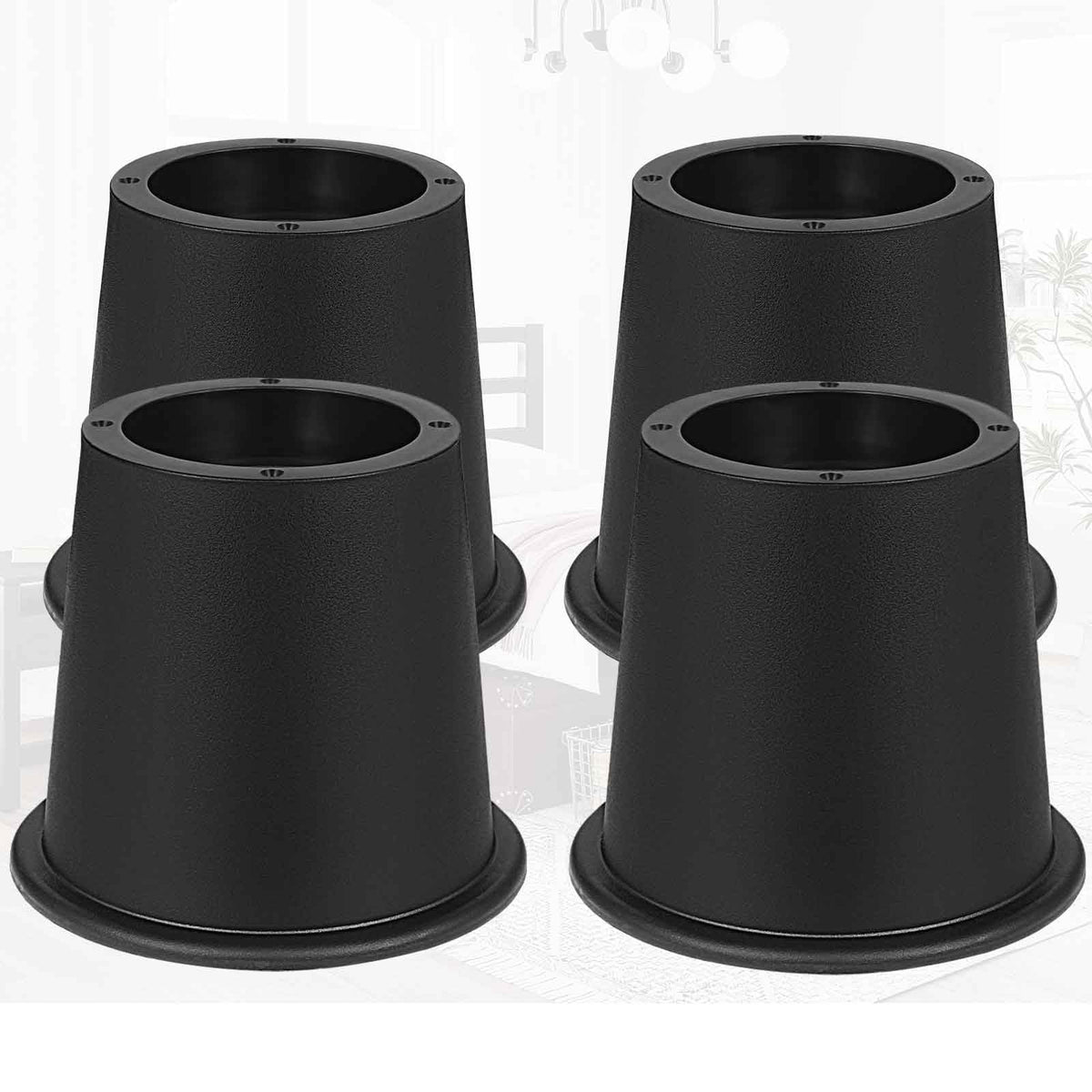 Yookwutar table leg riser 4 inch raises a table or TV stand