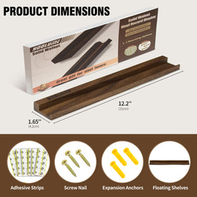 Yoolume no-drill adhesive installation for quick, damage-free wall display