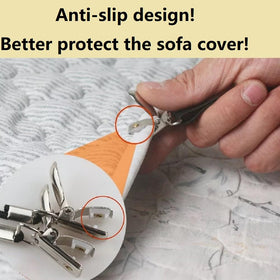 Yoovat adjustable elastic straps 10 to 60 inches in action, easy to fit any sofa.