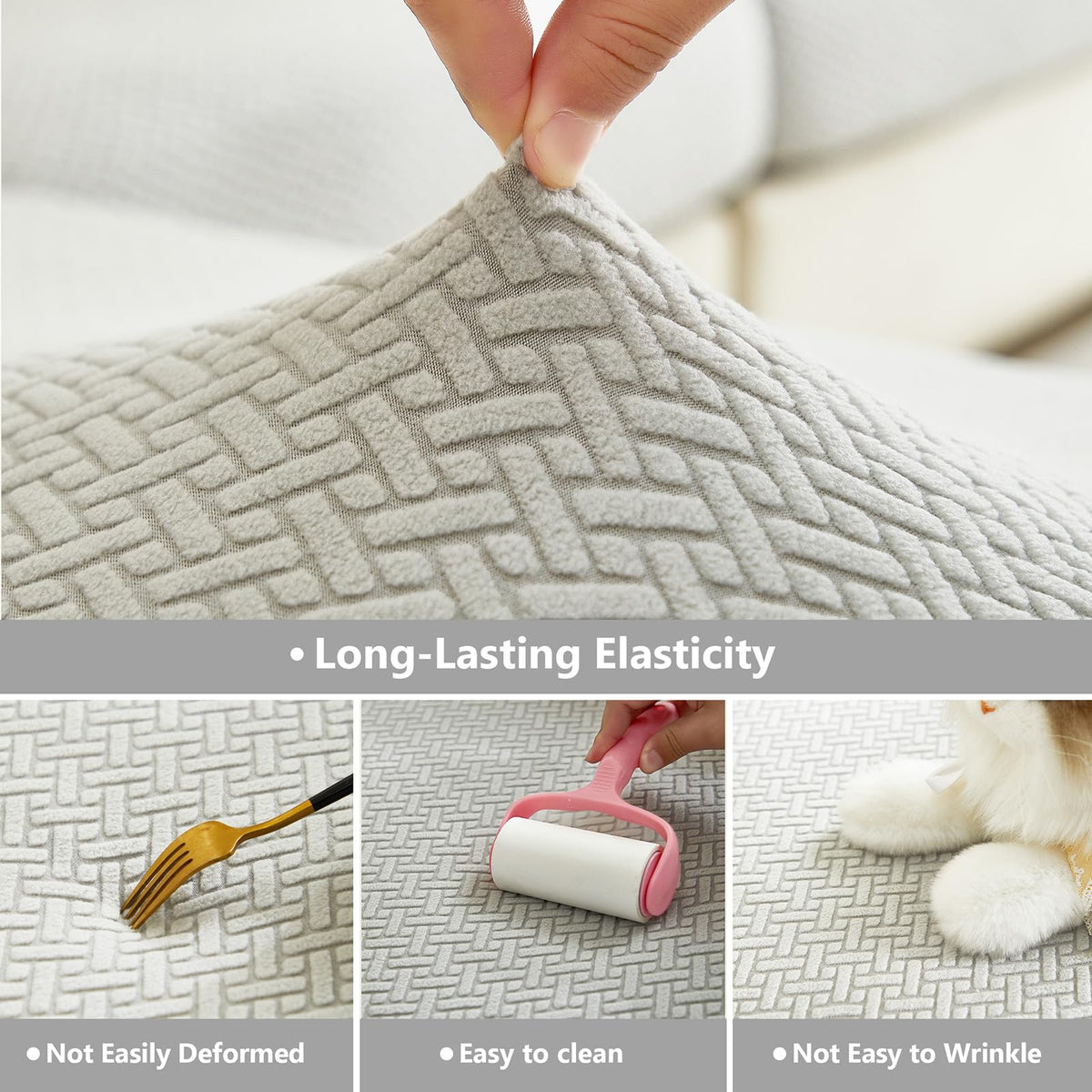 Yoovat cushion cover protecting cushions from pet hair and wear