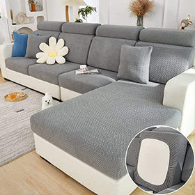 Yoovat stretch fabric cushion cover adapts to furniture shapes for a snug fit.