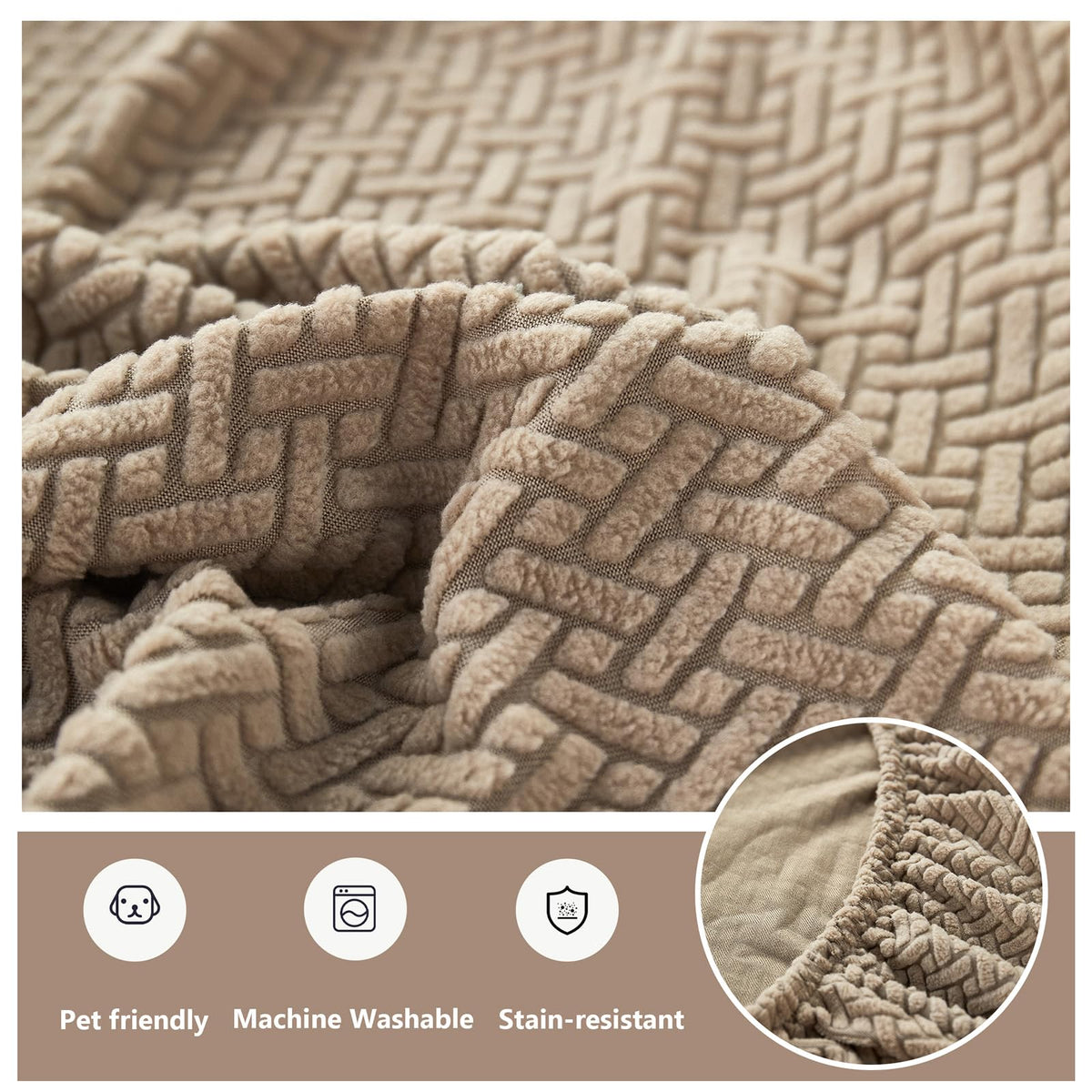Yoovat size guide helps you choose the right removable cushion cover for your sofa.