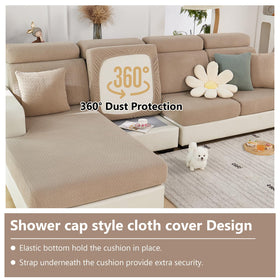 Yoovat covers install quickly with elastic straps and bottom-edge loops.