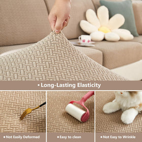 Yoovat cushion cover adds a soft grain and warm color to your living space.