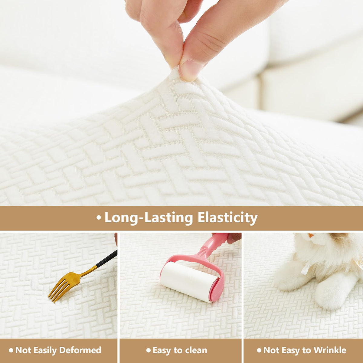 Machine washable design makes cleanup simple after everyday use.