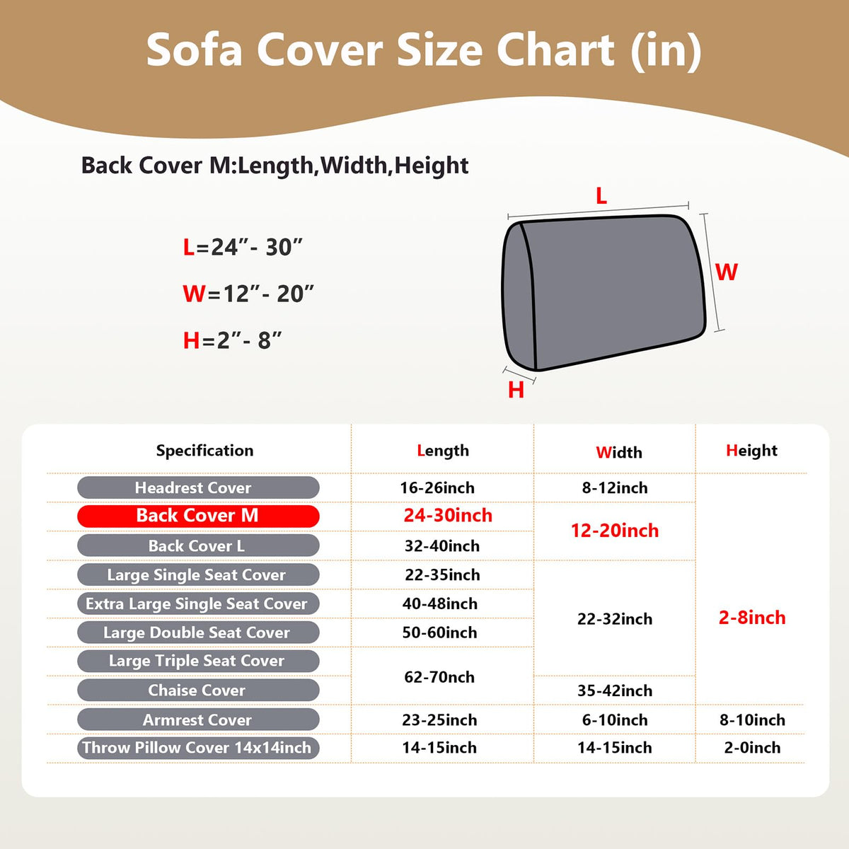 Stretch fabric adapts to your sofa for quick, secure installation.