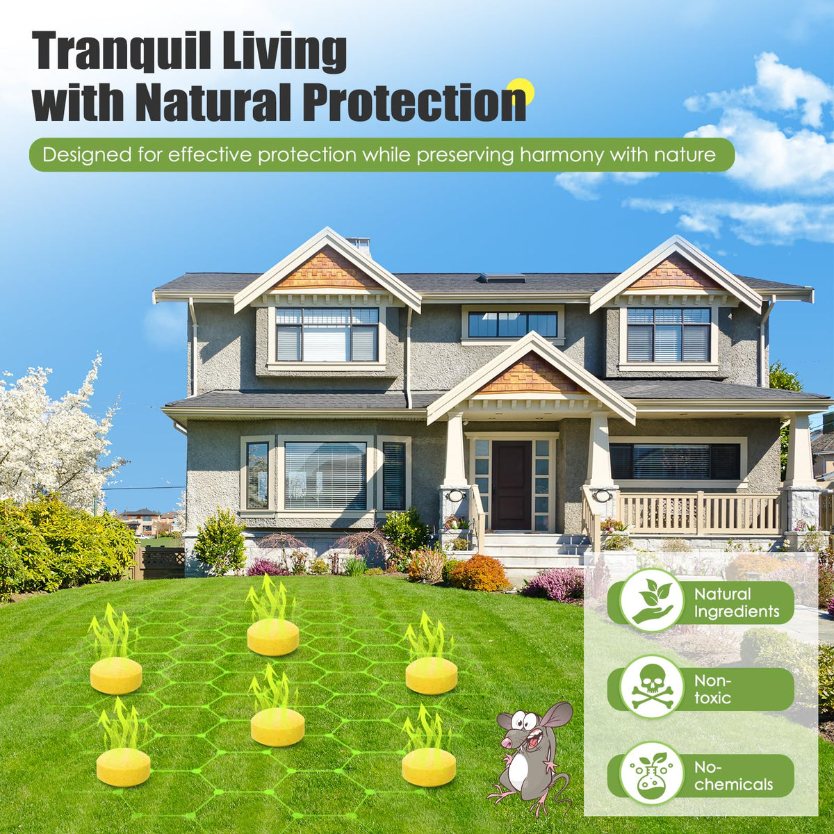 YOOYHHOME peppermint oil drops for scent-based pest deterrence