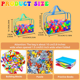 YOPCDJ PVC board game storage bag with zipper for easy access