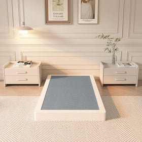 YORMDMO 5-Inch Twin Box Spring metal frame shows durable support.