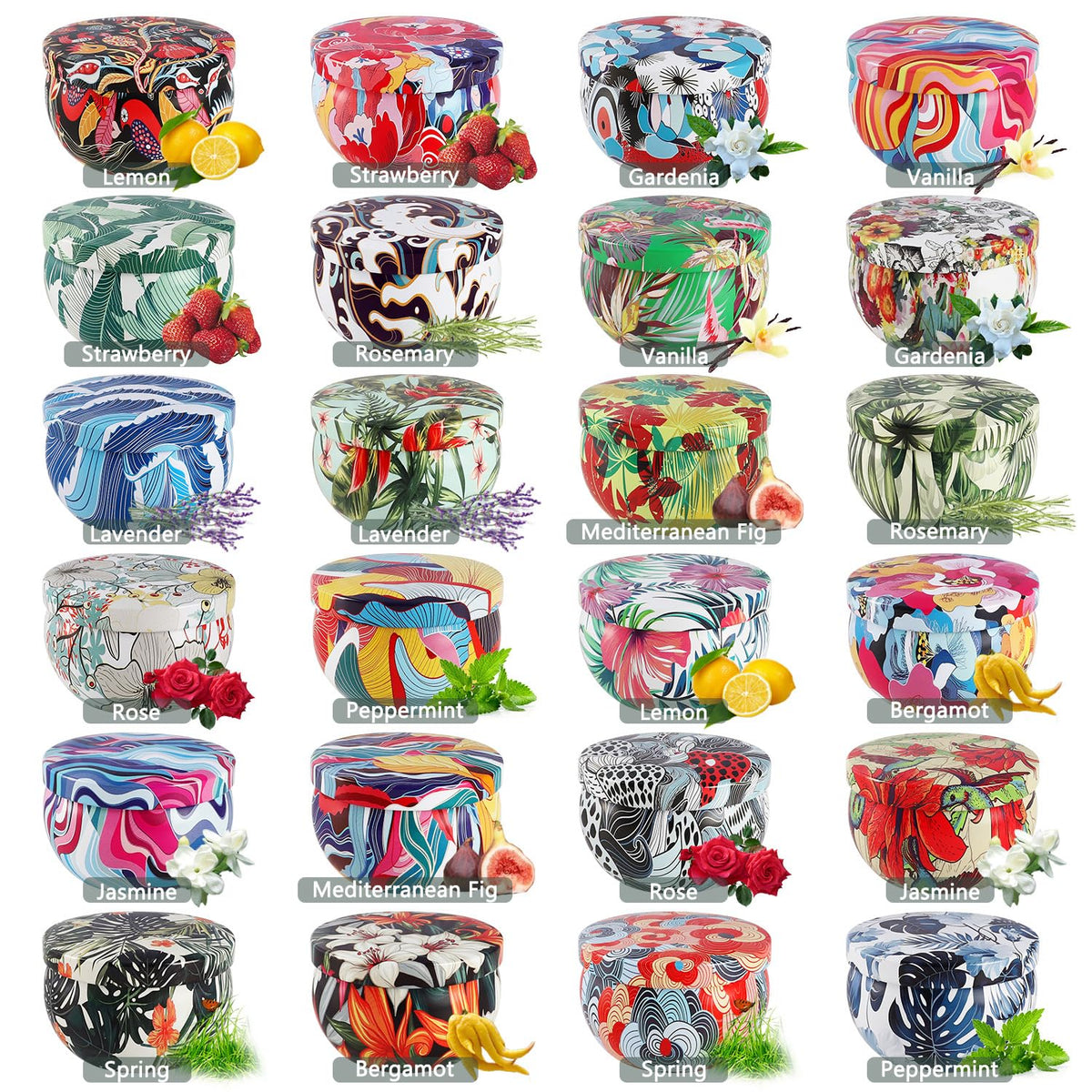 YOROXRG 2.5 oz travel tin candles ideal for on-the-go scent.