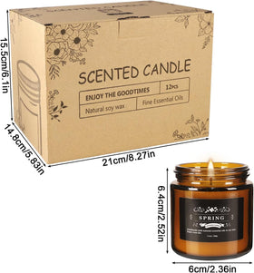 YOROXRG fragrance assortment includes mint, jasmine, bergamot, rose for versatile use