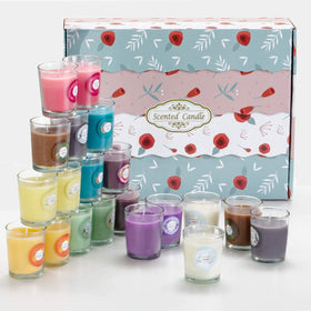 Rose fragrance note on a YOROXRG candle for gentle aroma