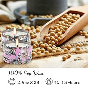 YOROXRG home decor candle for bedroom, bathroom, or table centerpiece.