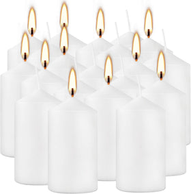 YOROXRG dripless candles with cotton wicks for clean burn.