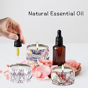 YOROXRG long burn time per candle supports extended fragrance sessions.