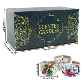 YOROXRG long-lasting candles provide extended fragrance for evenings.