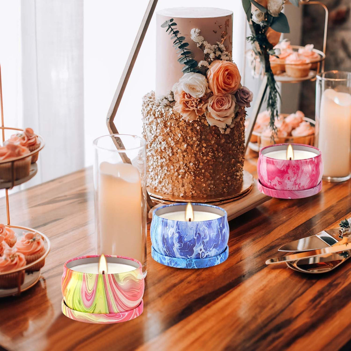 YOROXRG Pine scent jar, fresh woodsy aroma for cozy spaces.