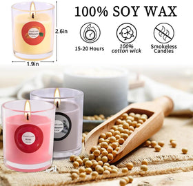 YOROXRG lavender candle promotes calm ambiance and restful moments