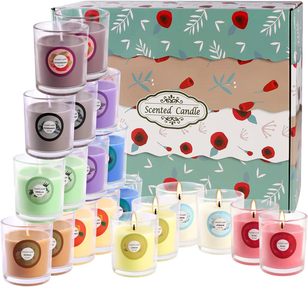 YOROXRG vanilla candle provides warm sweetness for cozy spaces