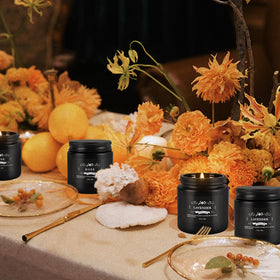 YOROXRG bergamot fragrance candle brightens the mood