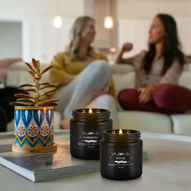 YOROXRG rosemary fragrance candle supports focus and calm