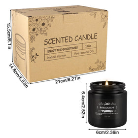 YOROXRG vanilla fragrance candle warm, comforting scent