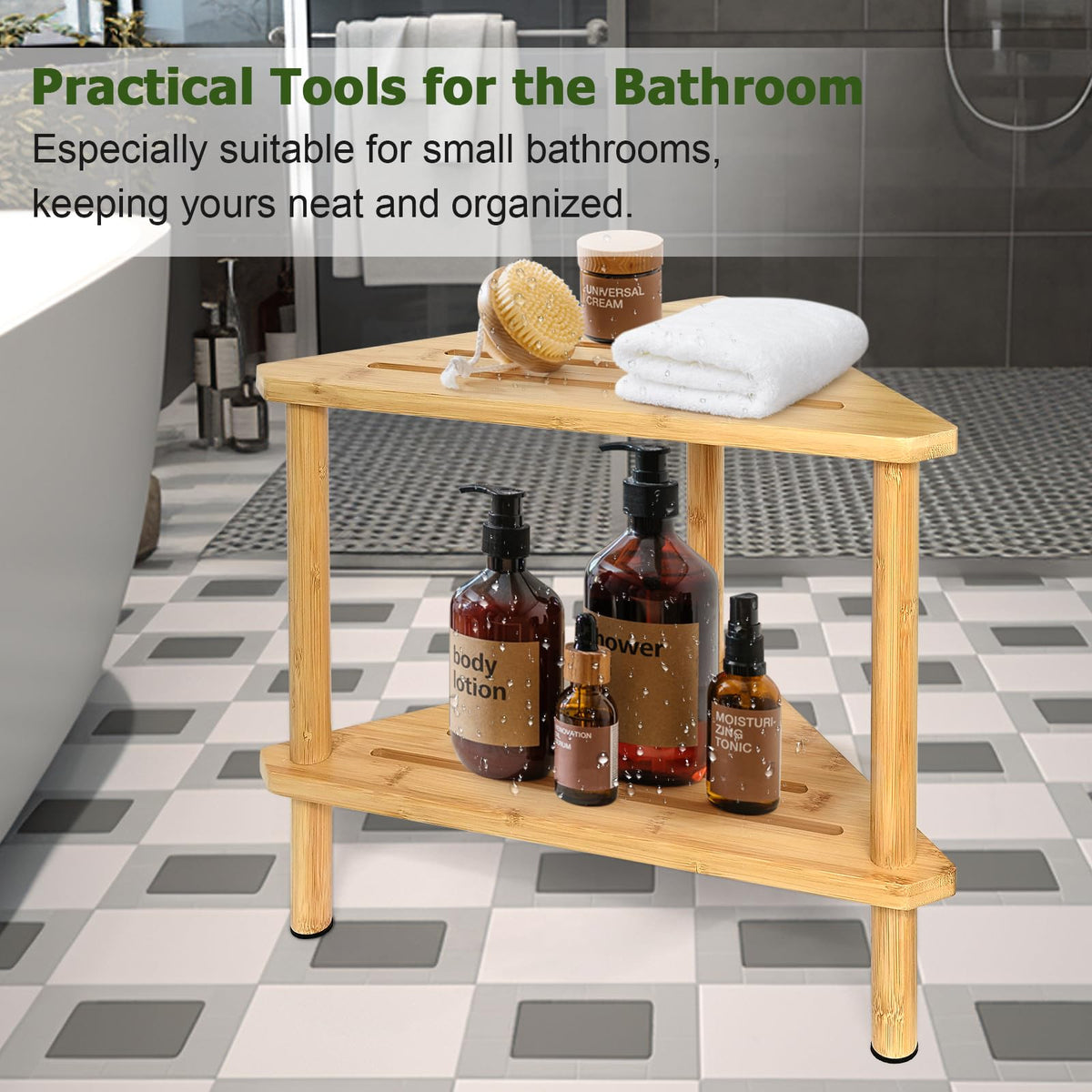 Yoshiky bamboo construction emphasizes moisture resistance and warm wood tones