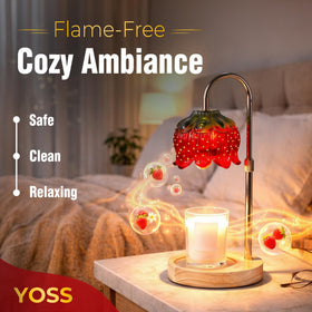 Yoss Strawberry Candle Warmer Lamp no flame for safe home use