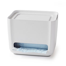 YouCopia SinkSuite front view shows easy-pull cradle for 13-gallon bags.
