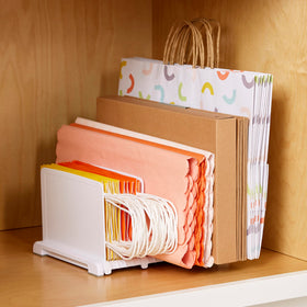 YouCopia StoraBag built-in handles allow carrying everything at once.