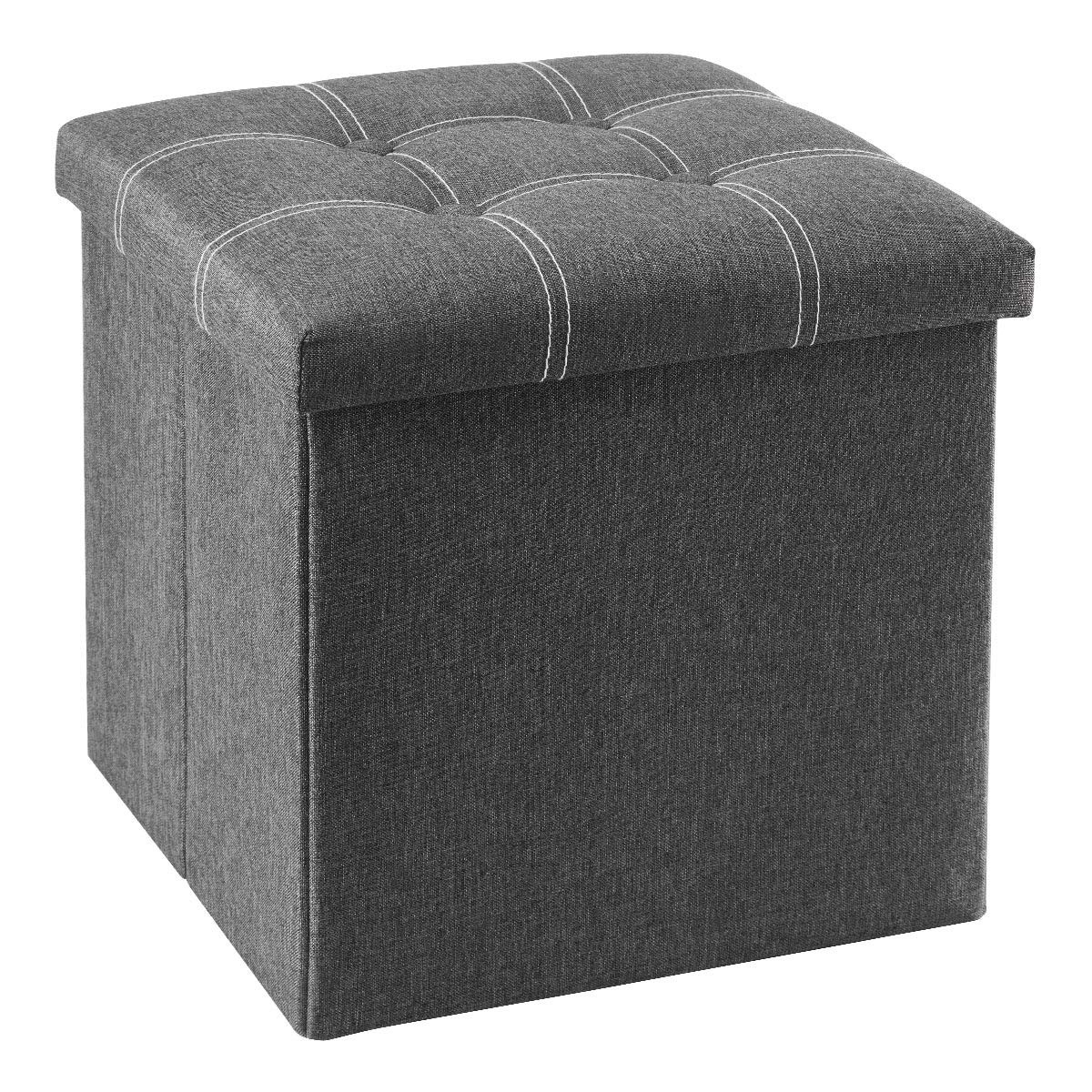 YOUDENOVA storage ottoman cube with foldable design and hidden storage for tidy living spaces.