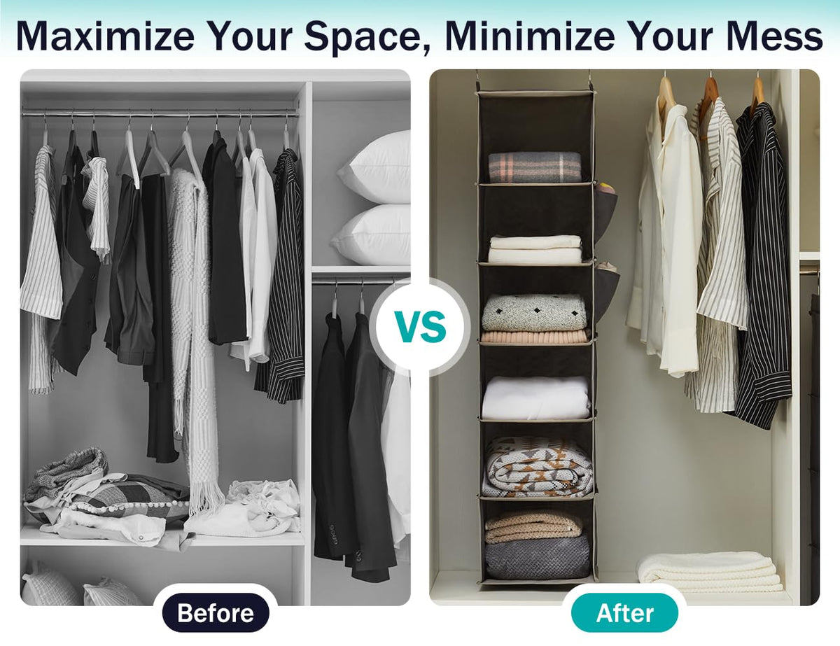 Grey YOUDENOVA finish blends with most wardrobes and decor.