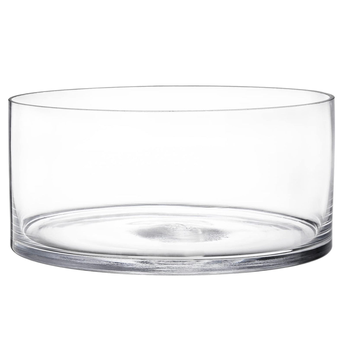 Youeon wide glass cylinder vase 4x8 ideal for elegant centerpieces and bouquets.