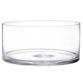 Youeon wide glass cylinder vase 4x8 ideal for elegant centerpieces and bouquets.