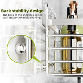 Yougai Shower Caddy adhesive system, holds up to 40 pounds.