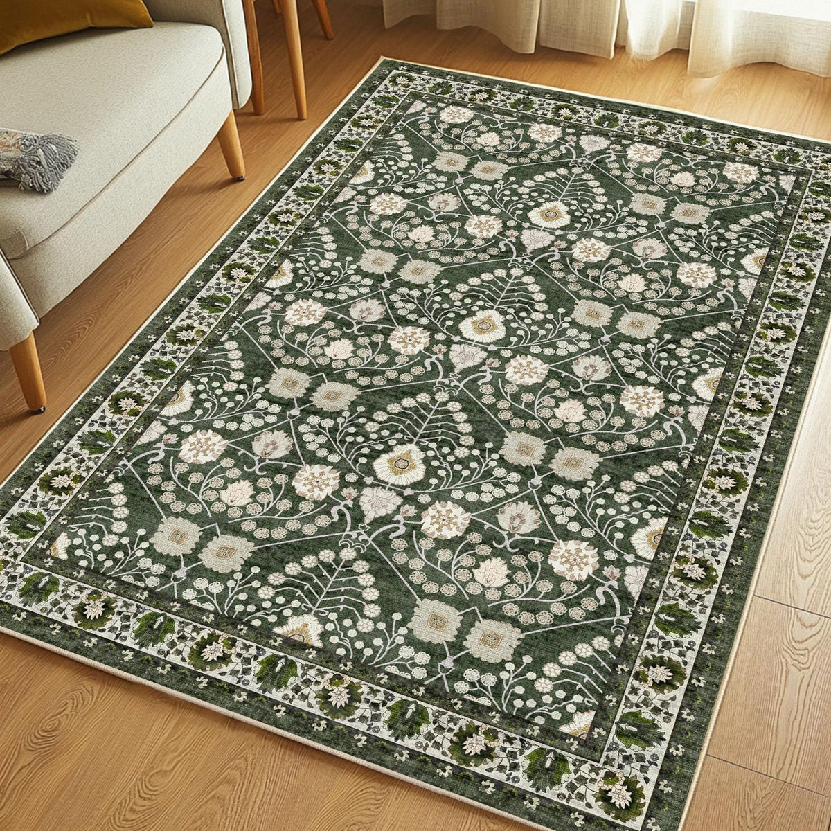 Youime 3x5 rug plush fabric close-up for cozy living spaces.