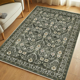 Youime dark green and gray tones enhance boho décor.