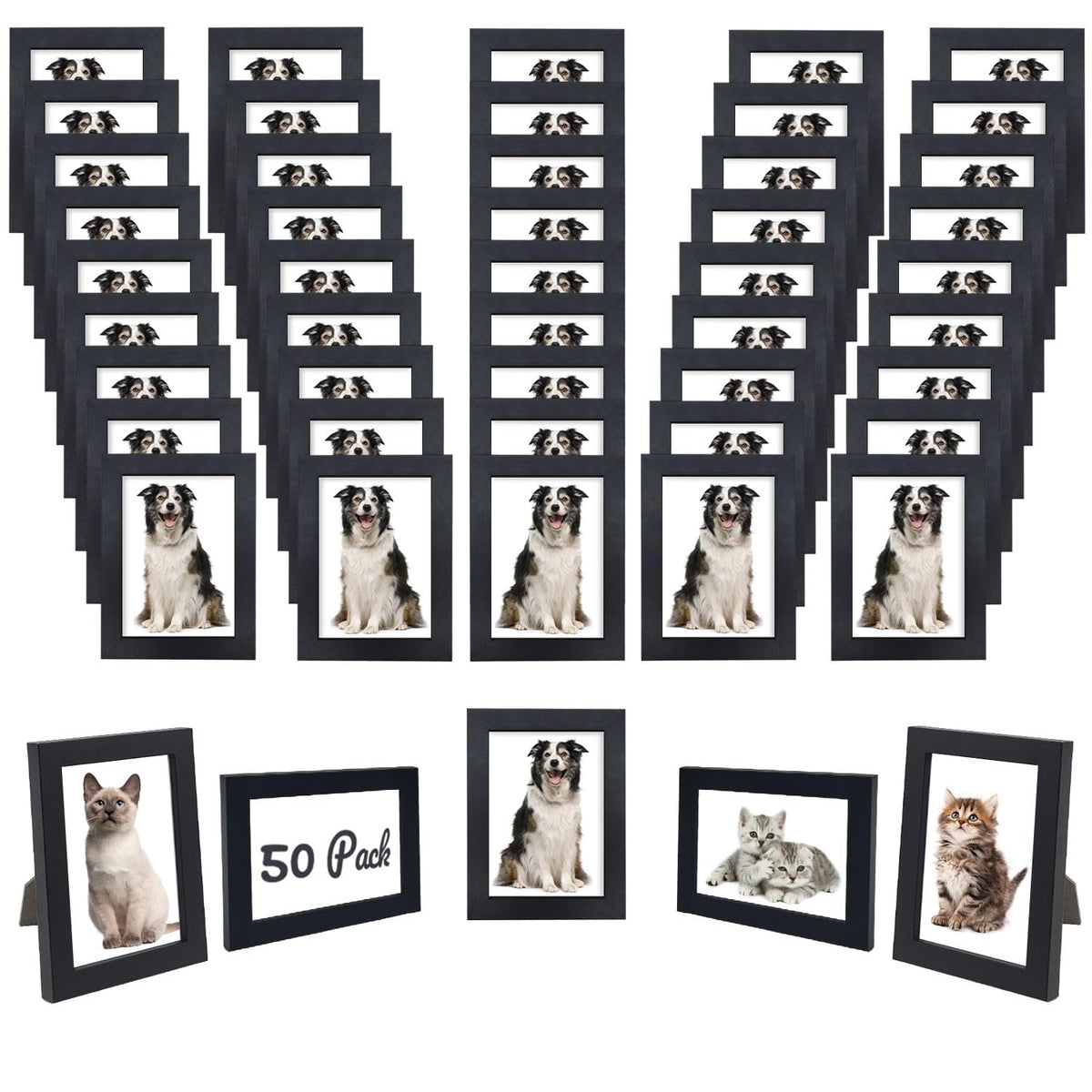 YOUKE OLA 5x7 black wood frame on a tabletop displays cherished photos.