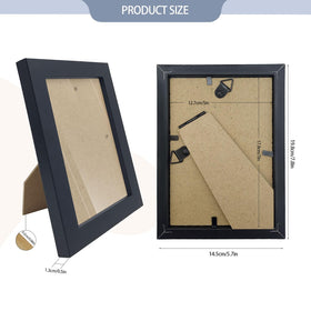 YOUKE OLA 5x7 black frame mounted on wall for elegant decor.